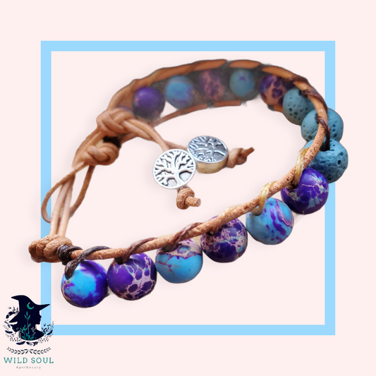 Sea Sediment and Jasper Bracelet